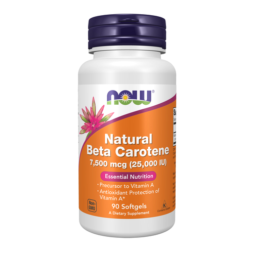 Beta Carotene Natural 7,500 mcg 90 Softgels