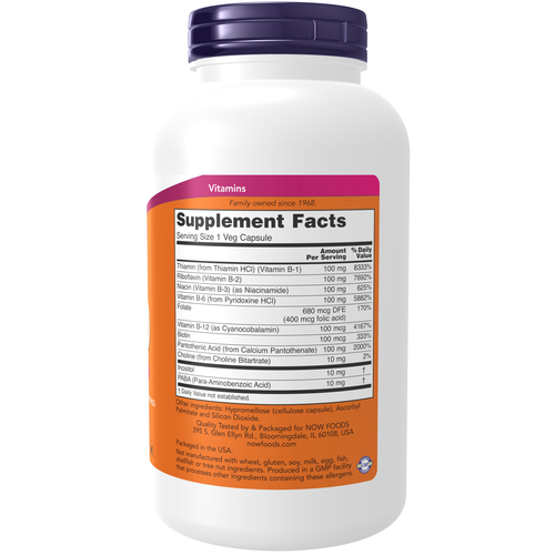 Vitamin B-100 250 Veg Capsules
