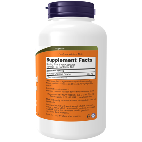 Activated Charcoal 200 Veg Capsules