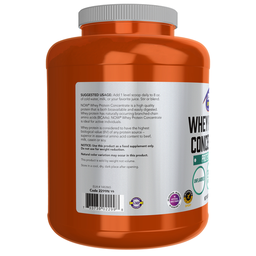 Whey Protein Concentrate Unflavored Powder 5 Lb