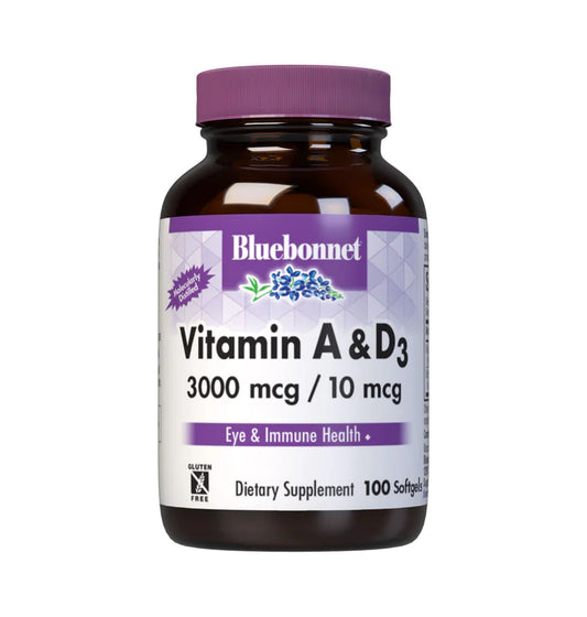 Vitamin A & D3 A 3,000 mcg  D3 10 mcg  100 Softgels