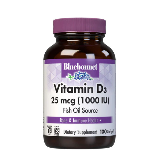 Vitamin D3 1,000 IU 25 mcg 100 Softgels