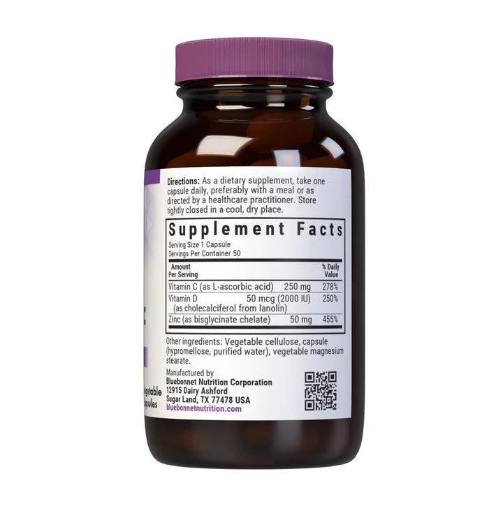 Vitamin C, D3 & Zinc 30 VCAPS