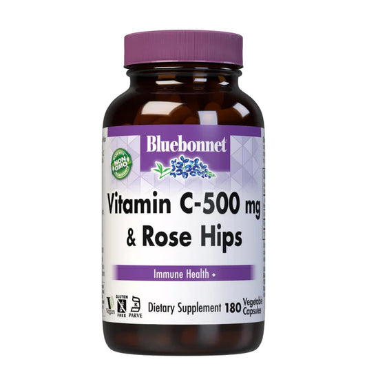 VITAMIN C-500 mg & ROSE HIPS 180 VCAPS