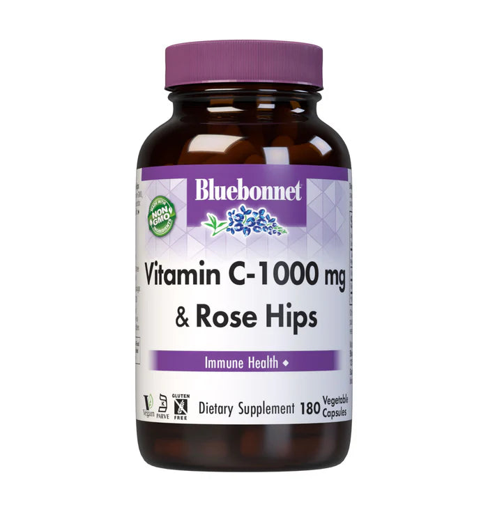 VITAMIN C-1000 mg & ROSE HIPS 180 VCAPS