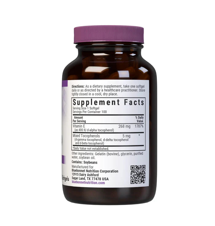 VITAMIN E 400 IU d-ALPHA & MIXED TOCOPHEROLS 100 Softgels
