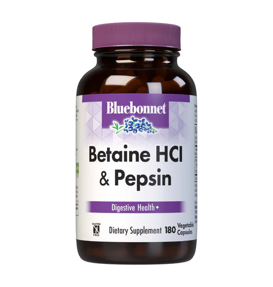 BETAINE HCI & PEPSIN DIGESTIVE ENZYME 180 VCAPS