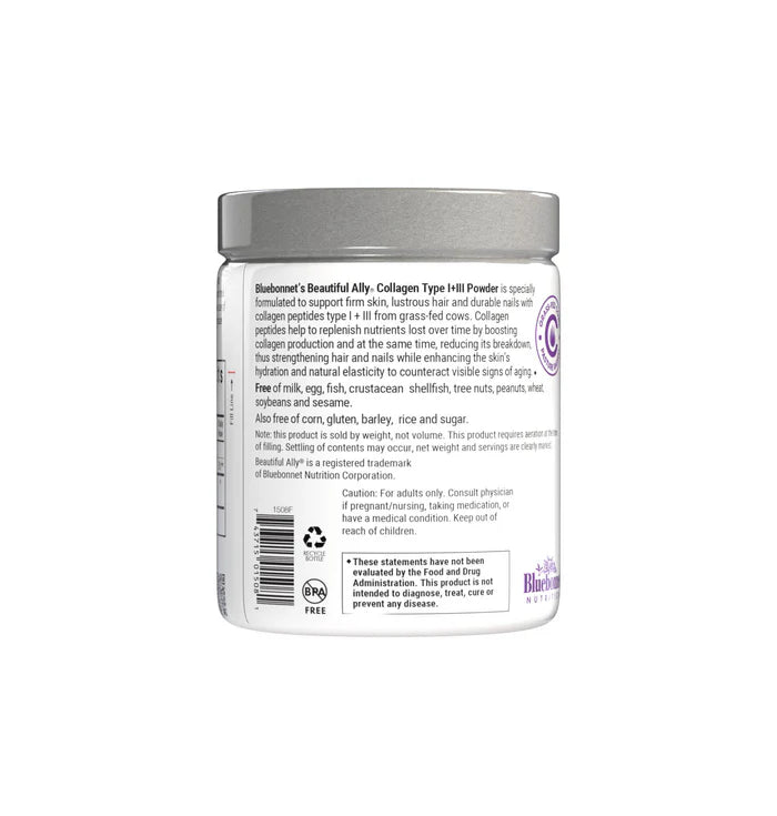 BEAUTIFUL ALLY COLLAGEN TYPES I & III POWDER 6.9 oz
