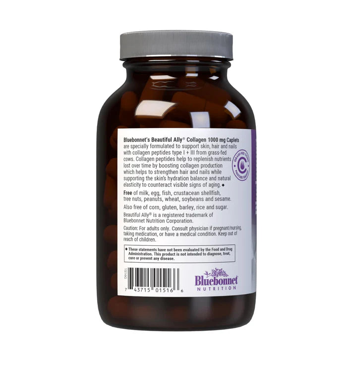 BEAUTIFUL ALLY COLLAGEN 1000 mg TYPES I + III 90 Caplets