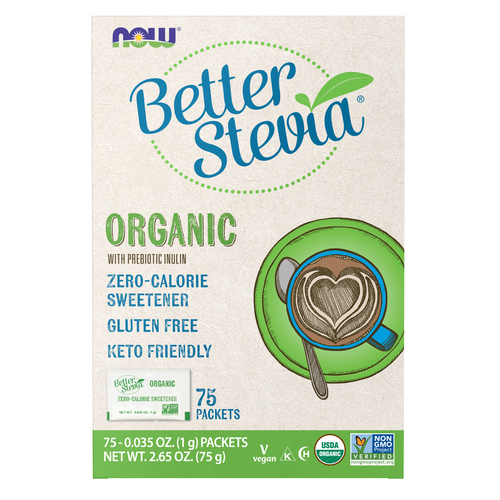 BetterStevia Packets Organic 75/Box