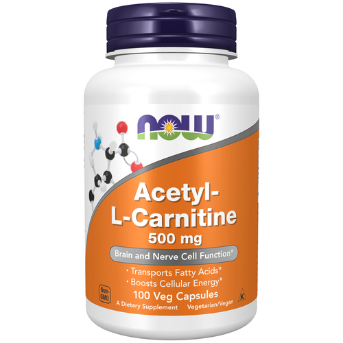 Acetyl-L-Carnitine 500 mg 100 Veg Capsules