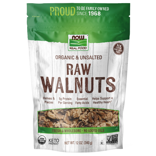 Walnuts Organic Raw & Unsalted 12 oz