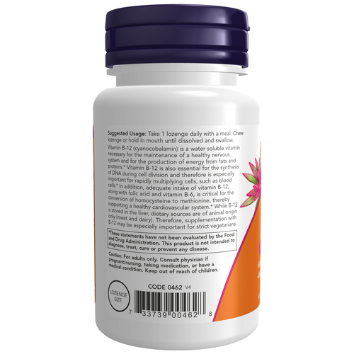 Vitamin B-12 5000 mcg 60 Lozenges