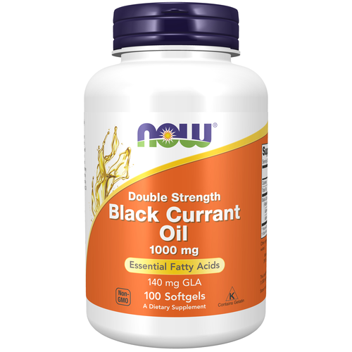 Black Currant Oil, Double Strength 1000 mg 100 Softgels