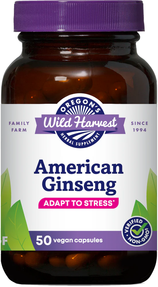 American Ginseng 50 Vegan Capsules