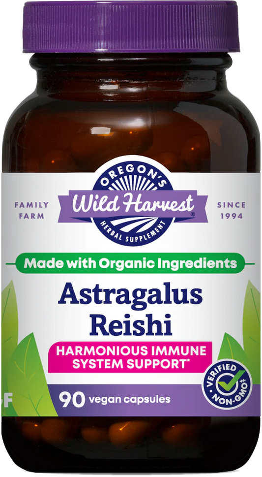 Astragalus Reishi Capsules 90 Ct.