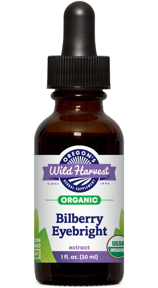 Bilberry Eyebright Organic Extract 1 oz.