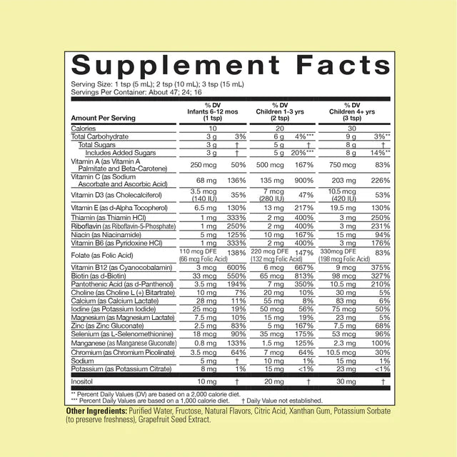 Children’s Multi Vitamin & Mineral 8 fl oz 237ml