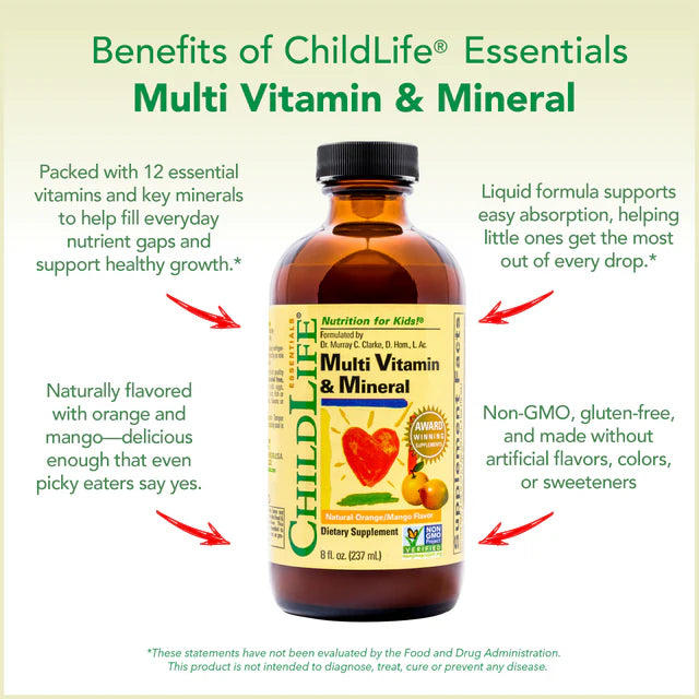 Children’s Multi Vitamin & Mineral 8 fl oz 237ml
