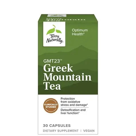 Terry Naturally GMT23 Greek Mountain Tea + Bacopa 30 Capsules