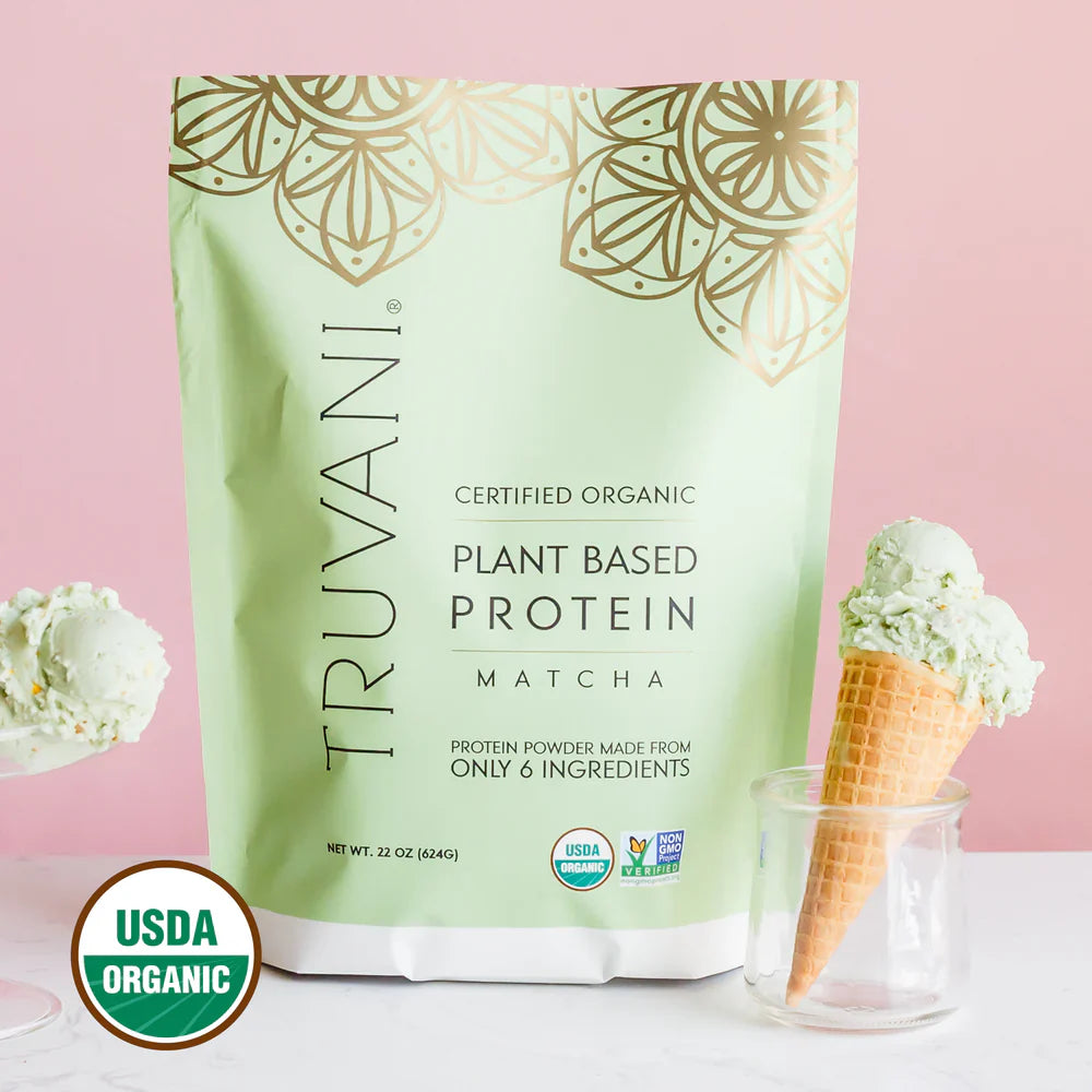 Truvani Matcha Plant Protein Powder - 20 Servings