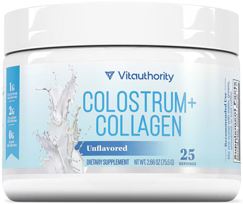 Vitauthority Colostrum + Collagen Unflavored 25 Servings 2.66 oz