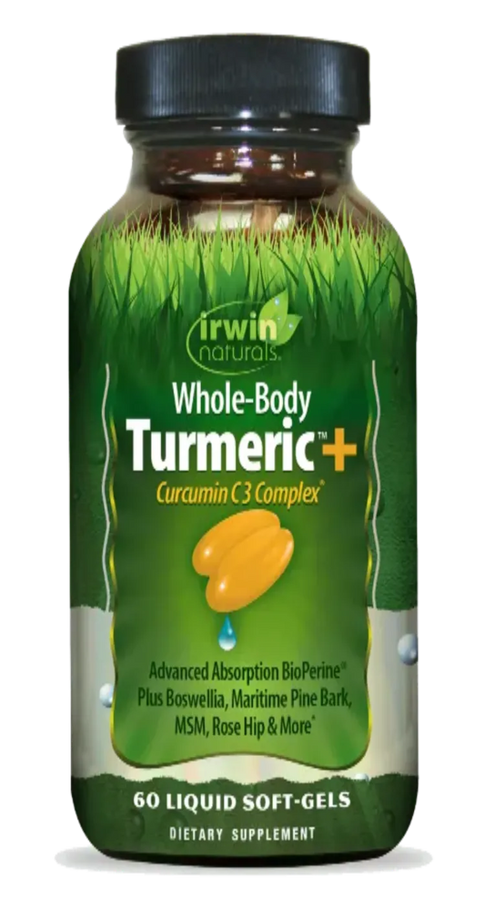 Whole-Body Turmeric + Curcumin C3 Complex 60 Liquid Soft-Gels