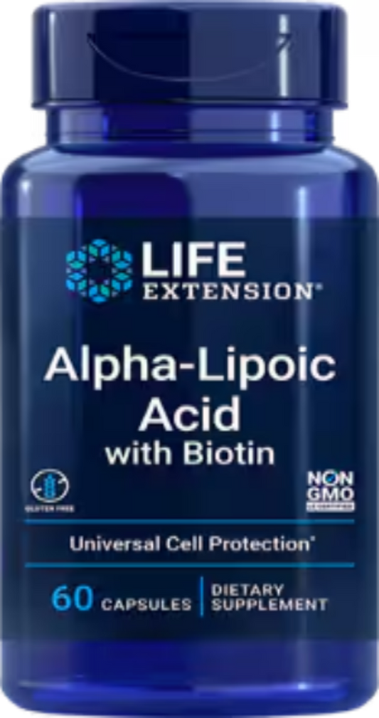 Alpha-Lipoic Acid with Biotin 60 capsules