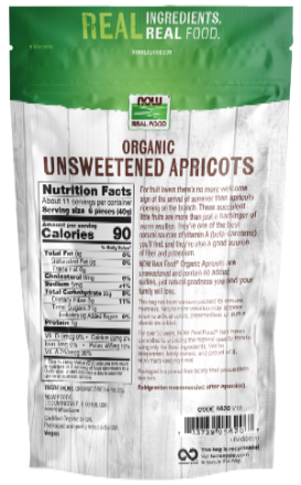 Apricots Unsweetened & Organic 1 Lb