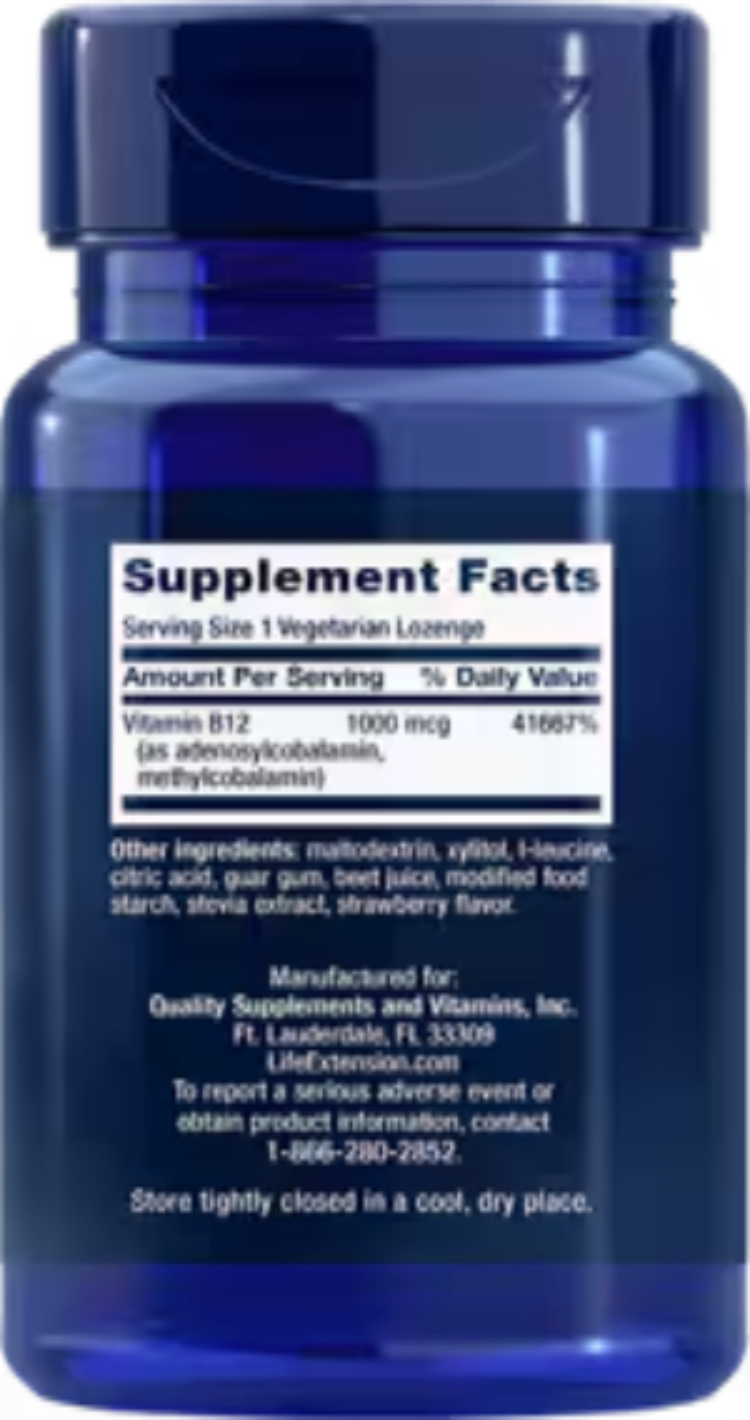 B12 Elite 60 Vegetarian Lozenges