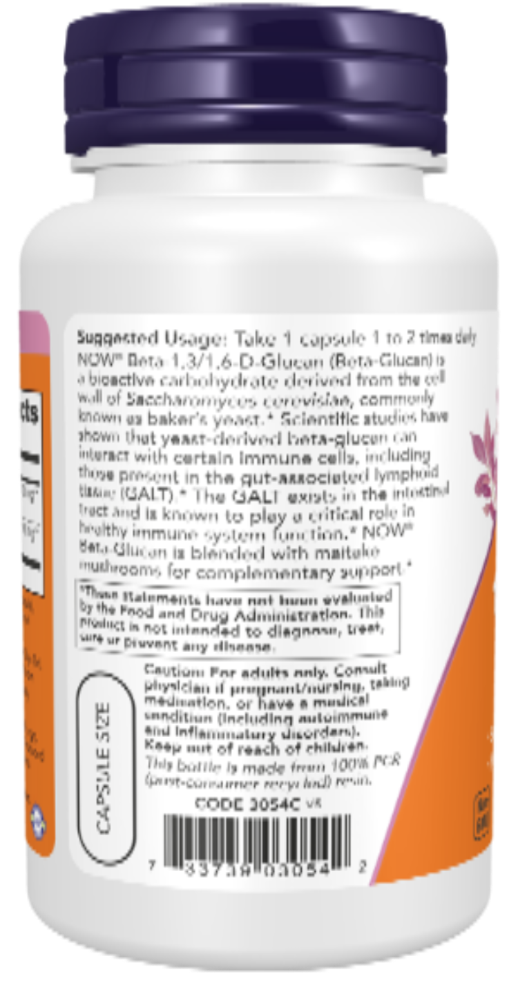 Beta – 1,3/1,6-D-Glucan 100 mg 90 Veg Capsules