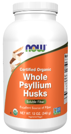 Whole Psyllium Husks Organic 12 oz