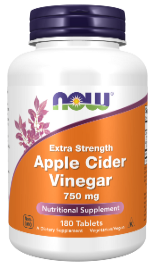 Apple Cider Vinegar Extra Strength 750 mg 180 Tablets