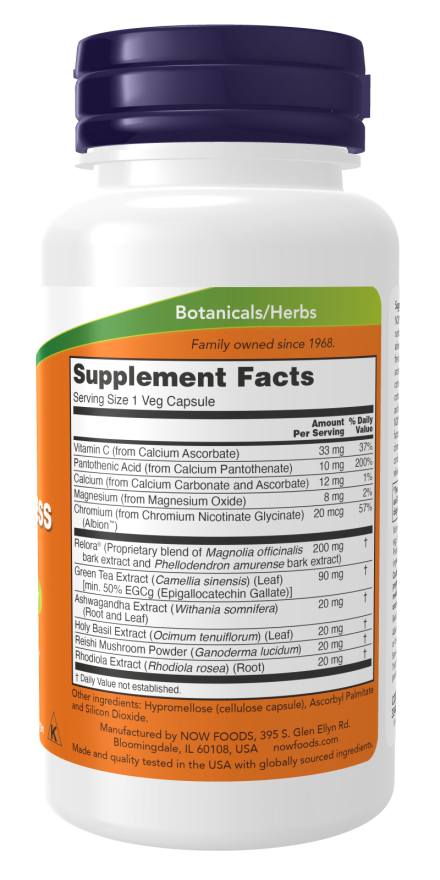 Adrenal Stress Support with Relora 90 Veg Capsules