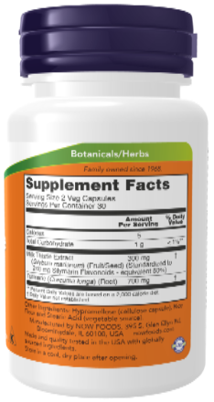 Milk Thistle Extract 150 mg Silymarin (120 mg) 60 Veg Capsules