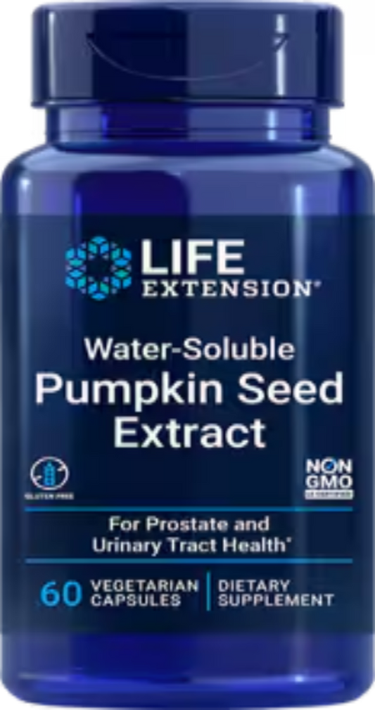 Water-Soluble Pumpkin Seed Extract 60 Vegetarian Capsules