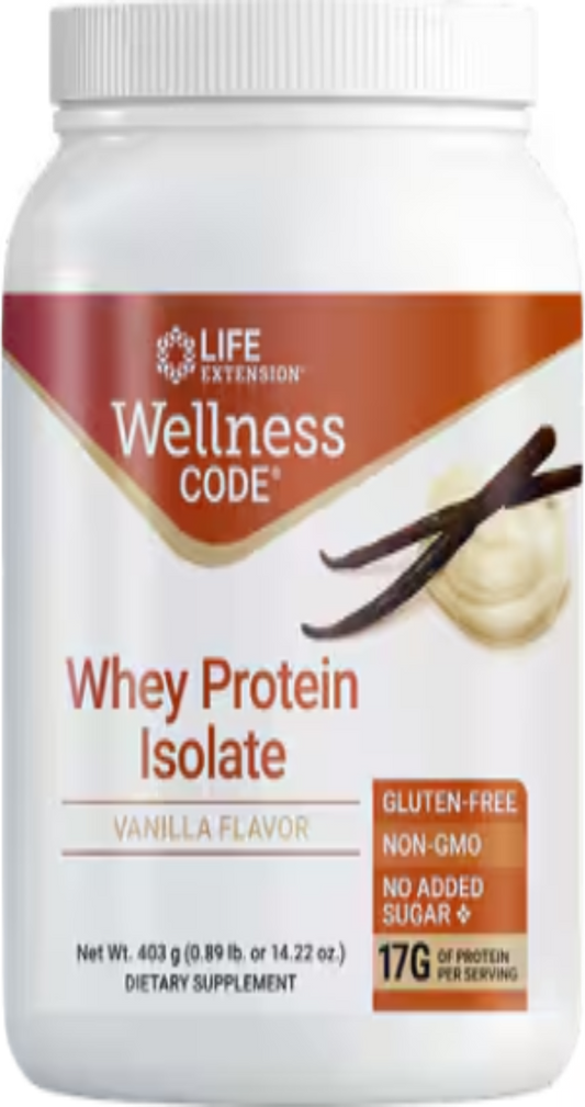 Wellness Code Whey Protein Isolate (Vanilla) 403 Grams