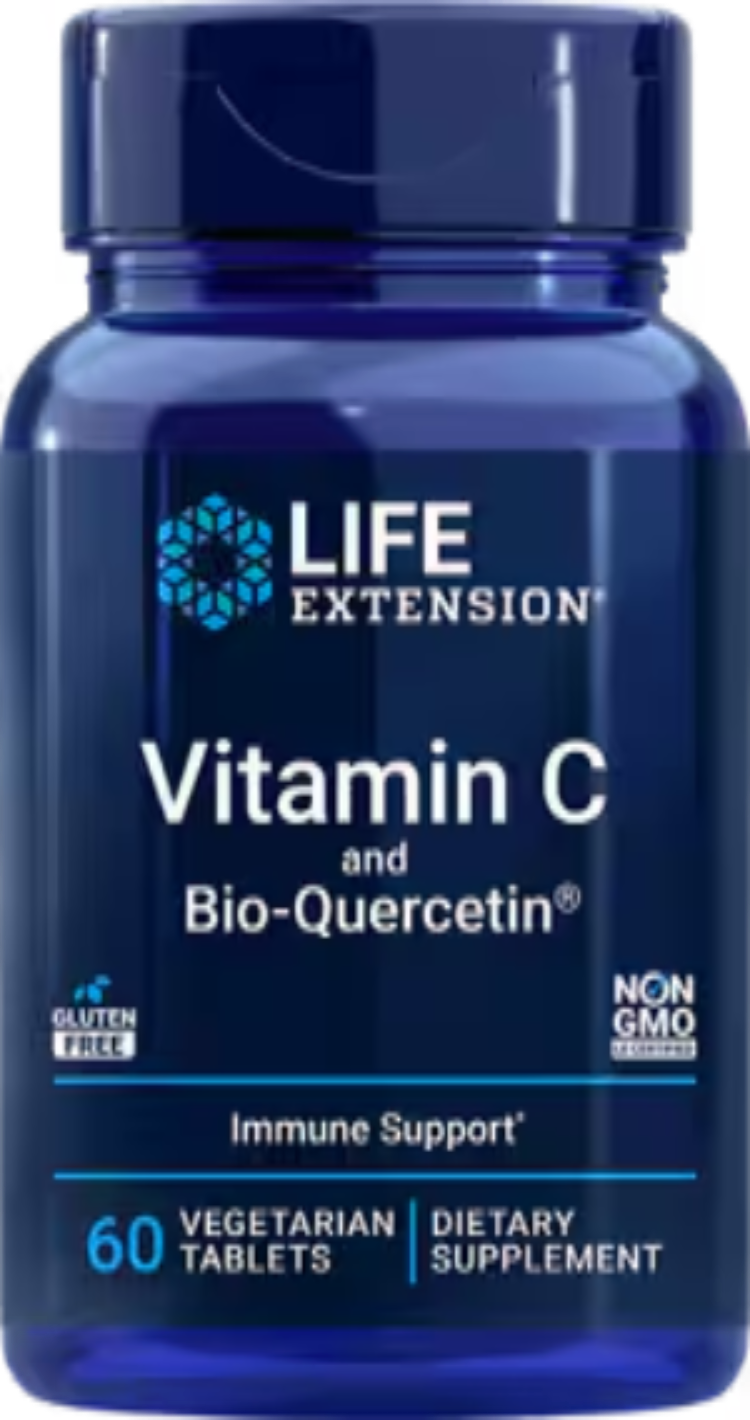 Vitamin C and Bio-Quercetin 60 Vegetarian Tablets