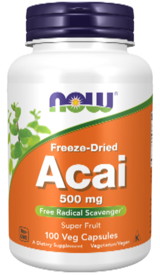 Acai 500 mg 100 Veg Capsules