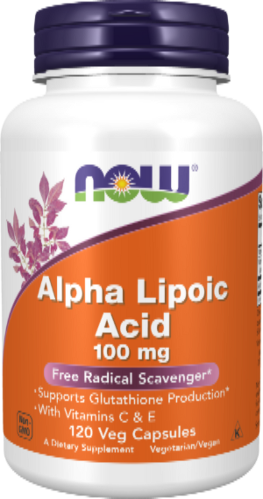 Alpha Lipoic Acid 100 mg 120 Veg Capsules