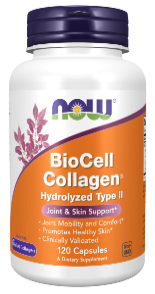 BioCell Collagen Hydrolyzed Type II 120 Capsules
