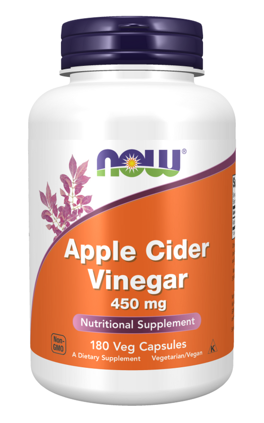 Apple Cider Vinegar 450 mg 180 Veg Capsules