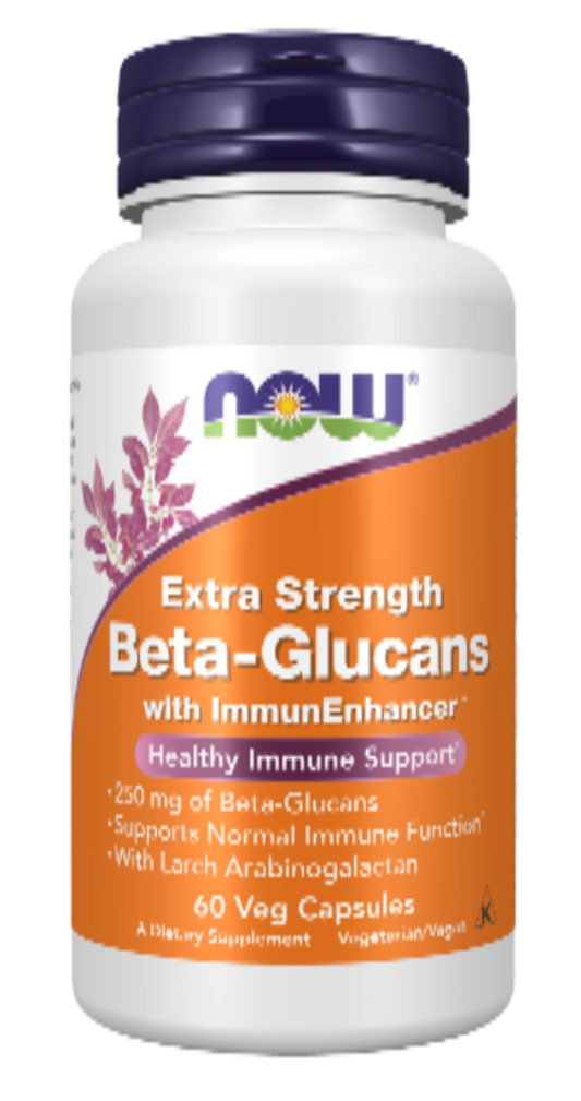 Beta-Glucans with ImmunEnhancer Extra Strength 60 Veg Capsules