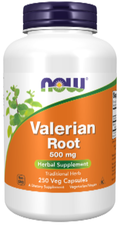 Valerian Root 500 mg 250 Veg Capsules