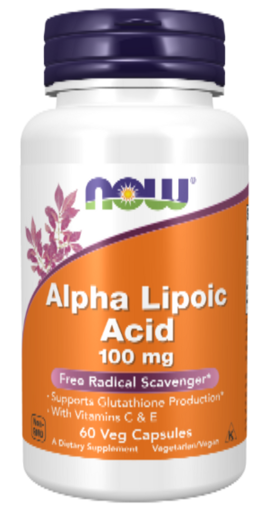 Alpha Lipoic Acid 100 mg 60 Veg Capsules