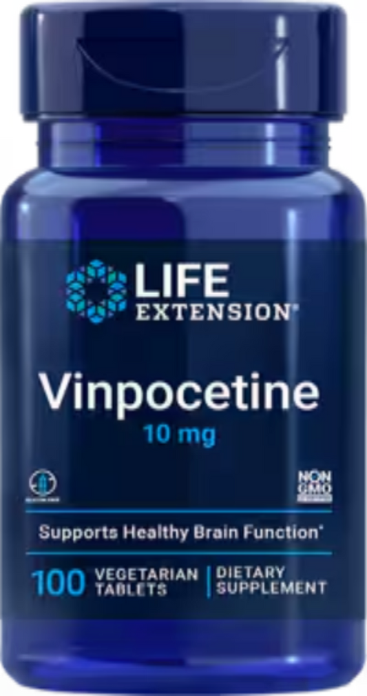 Vinpocetine 10 mg 100 Vegetarian Tablets