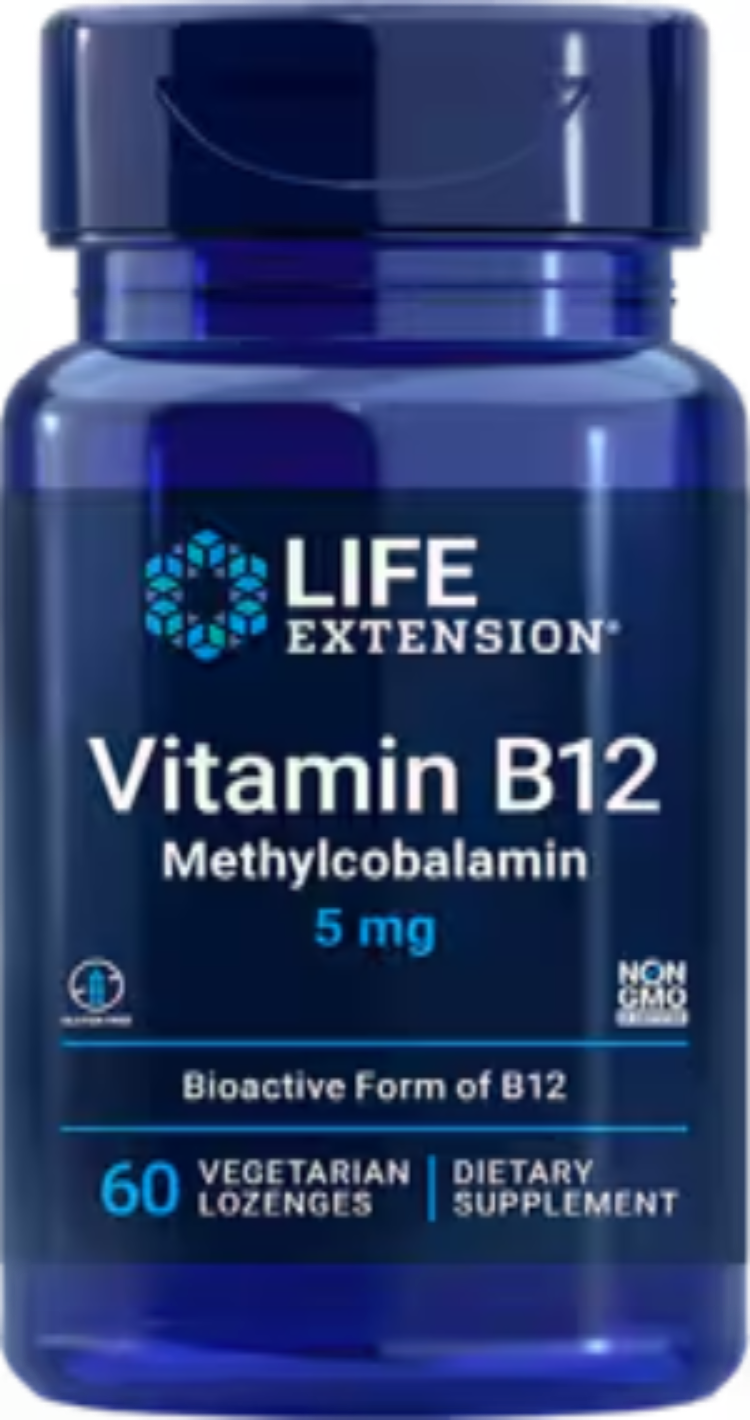 Vitamin B12 Methylcobalamin 5 mg 60 Vegetarian Lozenges