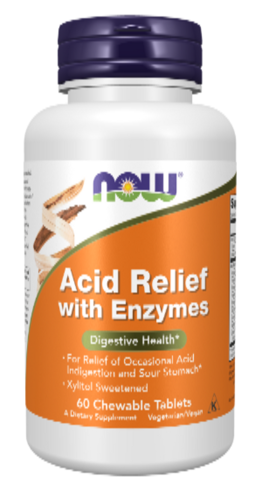 Acid Relief with Enzymes 60 Chewables