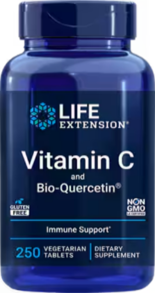 Vitamin C and Bio-Quercetin 250 Vegetarian Tablets
