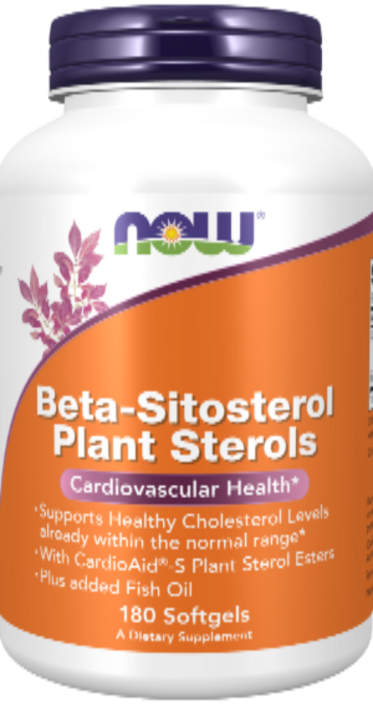 Beta-Sitosterol Plant Sterols 180 Softgels